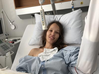 Nicole im Spital