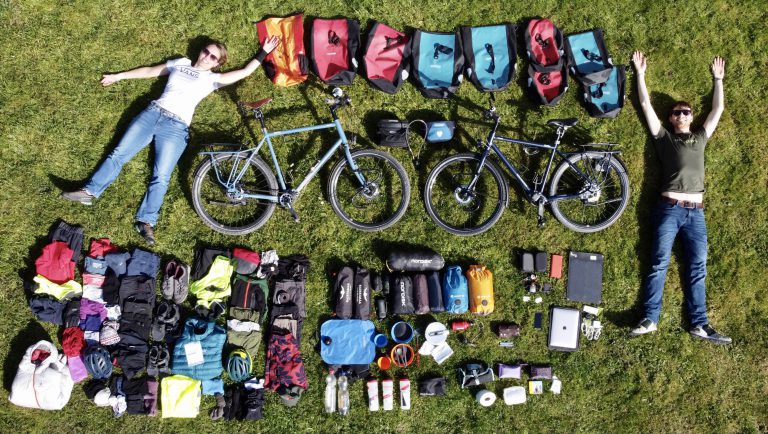 Unsere Ausrüstung von oben